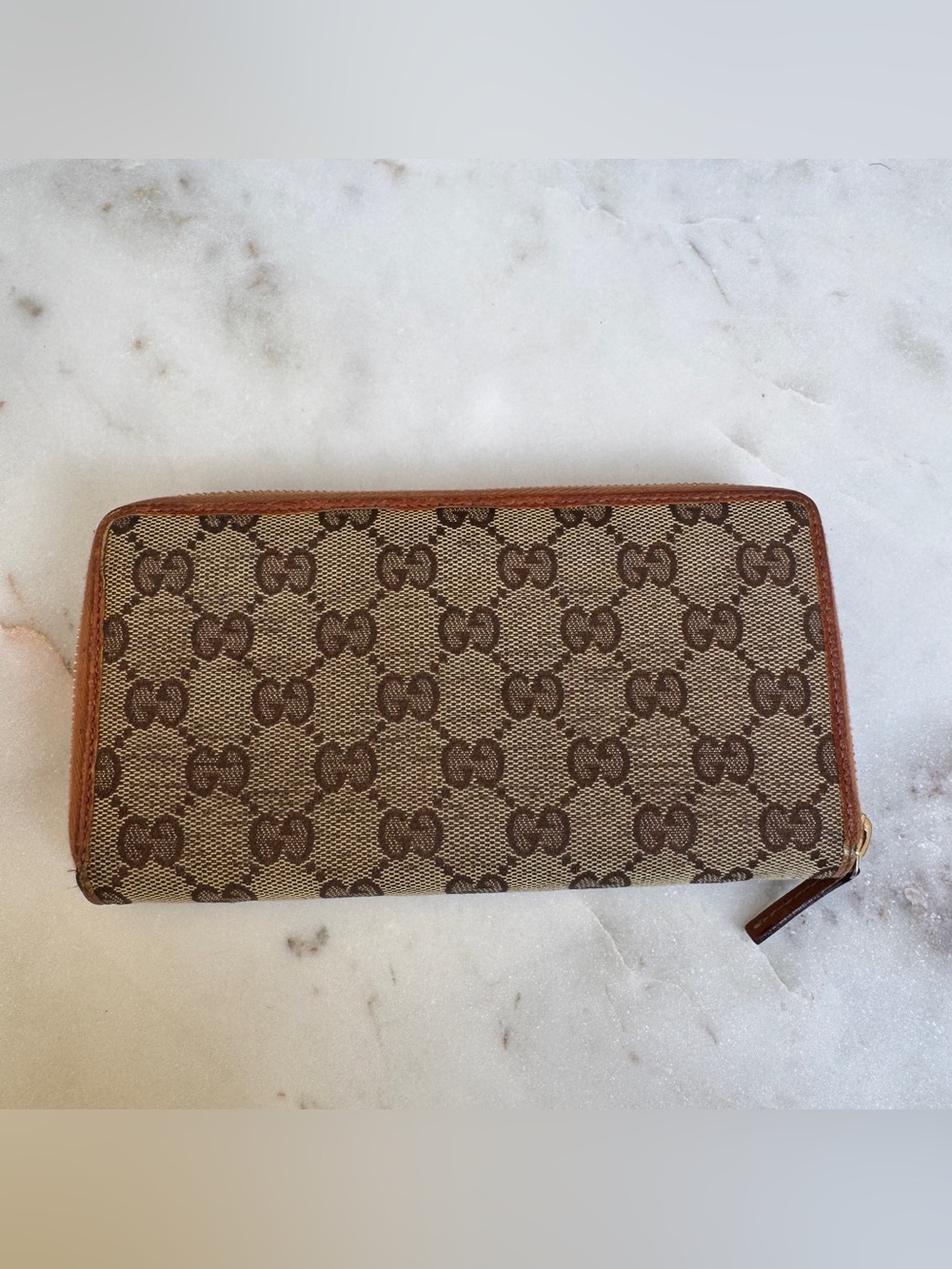 SOLD Gucci GG Canvas Long Zippy Wallet - Picture 7 of 15